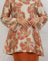 BAJU KURUNG PAHANG MODEN AURELLE (DARK AMBER)